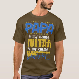 Funny Guitar Gift für Papa Vathers Day T-Shirt