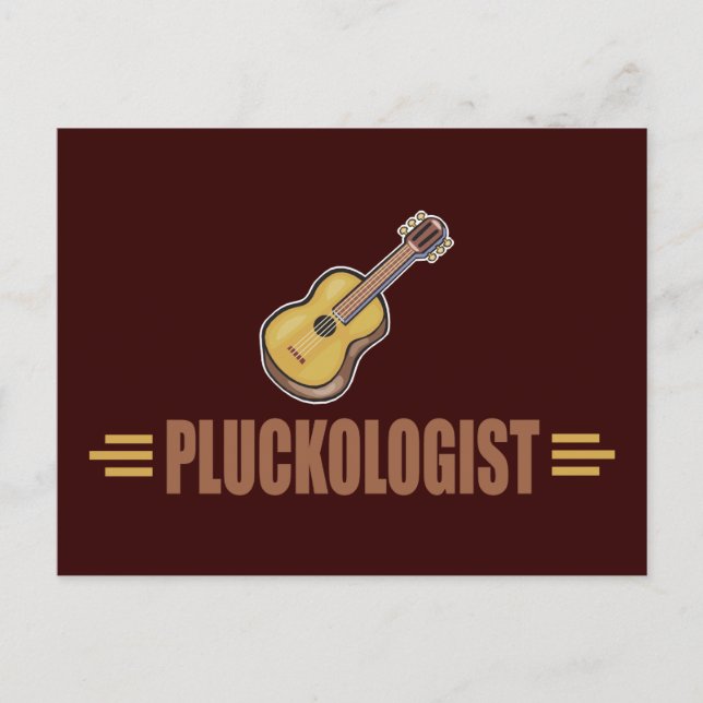 Funny Guitar Postkarte (Vorderseite)