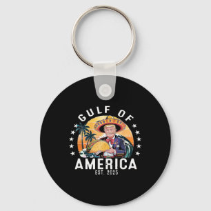 Funny Gulf of US.america Est 2025 Präsident Trump Schlüsselanhänger
