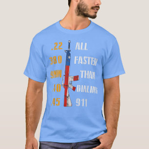 Funny Gun Rifle USA Offensive Spaß Patriotic T-Shirt