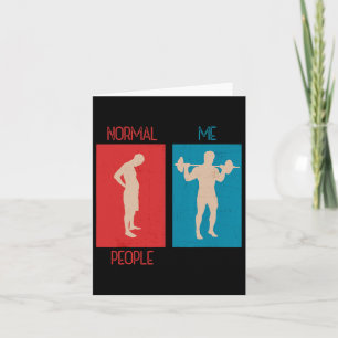 Funny Gym Gag Sprichwort Workout Fitness Gym Karte