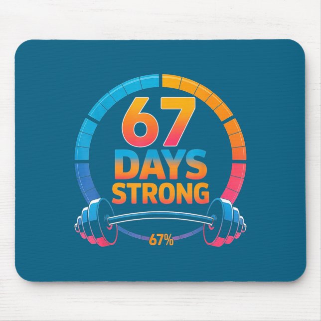 Funny Gym Meme 67  Mousepad (Vorne)