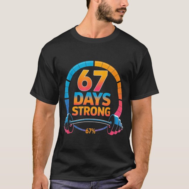 Funny Gym Meme 67  T-Shirt (Vorderseite)