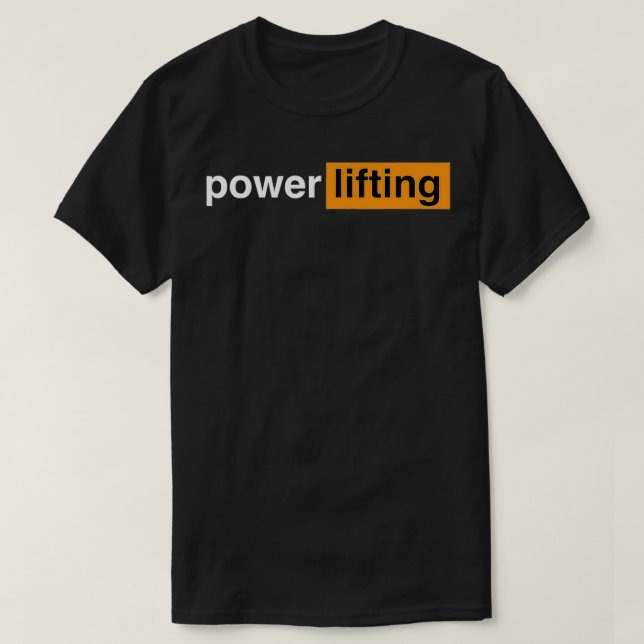 Funny Gym Powerlift Sportgeschenk T-Shirt (Design vorne)