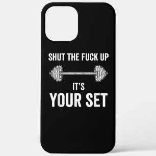 Funny Gym trainiert sein Set Zitat Case-Mate iPhone Hülle
