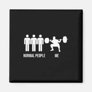 Funny Gym Workout Fitness Bodybuilding Sportwein Magnet
