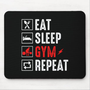 Funny Gym Workout Fitness Bodybuilding Sportwein Mousepad
