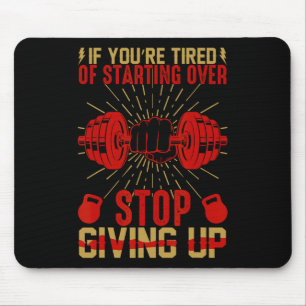 Funny Gym Workout Fitness Bodybuilding Sportwein Mousepad