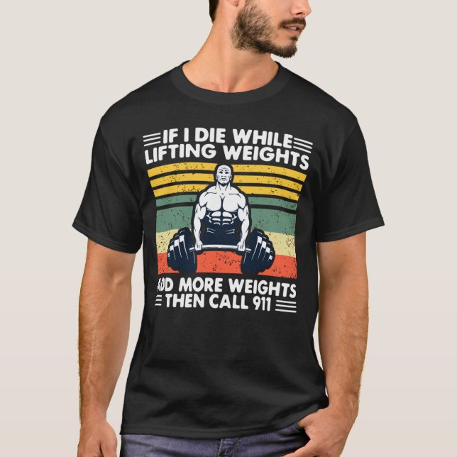Funny Gym Workout Shirt (Vorderseite)