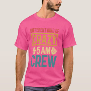 Funny Gym Workout Squad Verschiedene Arten von Cra T-Shirt