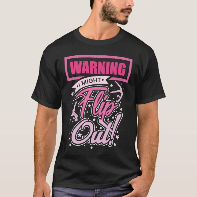 Funny gymnastics for girls gymnastics T-Shirt (Vorderseite)