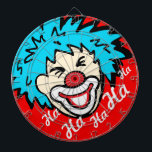 Funny ha hat ein grafisches Clowndart-Board Dartscheibe<br><div class="desc">Ein einzigartiges Clown Dart Board in Rot und Rot. Entworfen,  um Sie zu motivieren,  bessere Darts zu werfen! Ha ha ha. Hergestellt von Sarah Trett. Das Zimmer war sehr sauber und das Personal war sehr freundlich und hilfsbereit.</div>