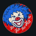 Funny ha hat ein grafisches Clowndart-Board Dartscheibe<br><div class="desc">Ein einzigartiges Clown Dart Board in Rot und Rot. Entworfen,  um Sie zu motivieren,  bessere Darts zu werfen! Ha ha ha. Hergestellt von Sarah Trett. Das Zimmer war sehr sauber und das Personal war sehr freundlich und hilfsbereit.</div>