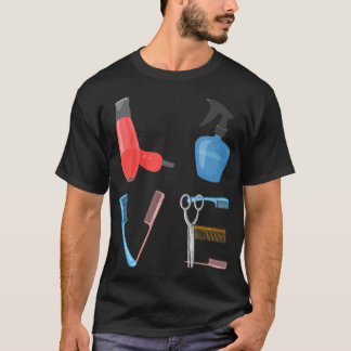 Funny Haairstylist Shirt Liebe Frisör Salon Hairdr