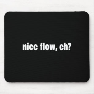 Funny Hair Meme - Sport - Hockey Hair - Flow Mousepad