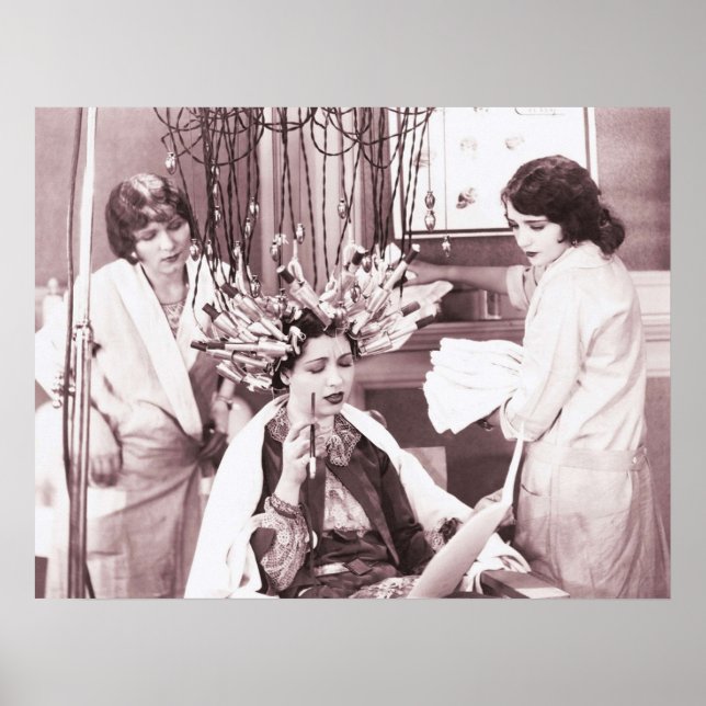 Funny Hair Salon Poster (Vorne)