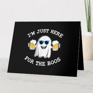 Funny Halloween bin ich gerade für das Booskostüm Karte
