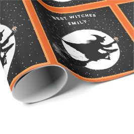 Funny Halloween Birthday Geschenkpapier