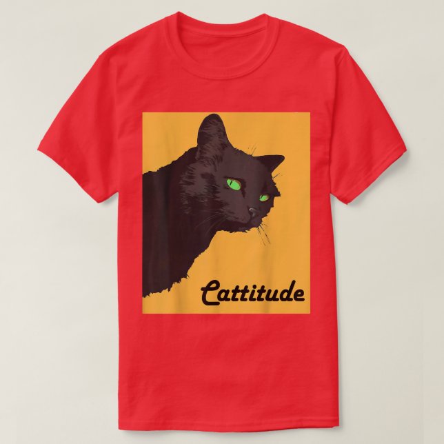 Funny Halloween Black Cat Beängstigend Black C T-Shirt (Design vorne)