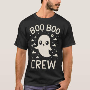 Funny Halloween Boo Crew Ghoteen Nurse T-Shirt