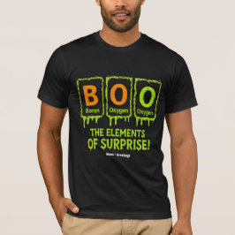 Funny Halloween Books Elements Science Überraschun T-Shirt