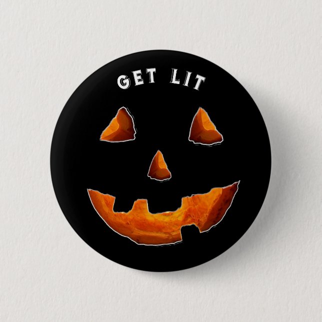Funny Halloween Button (Vorderseite)