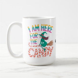 Funny Halloween Candy Lover Witch Cute  Kaffeetasse
