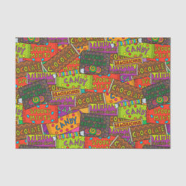 Funny Halloween Candy Seidenpapier