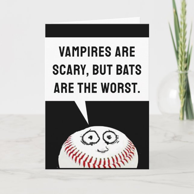 Funny Halloween Card Karte (Vorderseite)