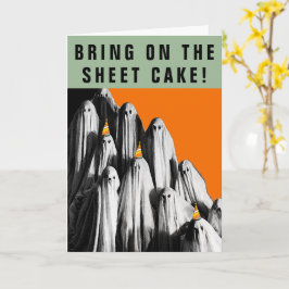 Funny Halloween carte d'anniversaire