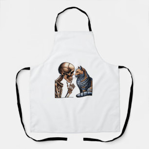 Funny Halloween Cat Lovers Niedlich Black Cat Nose Schürze