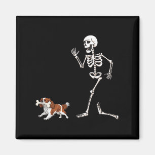 Funny Halloween Cavalier King Charles Spaniel und Magnet