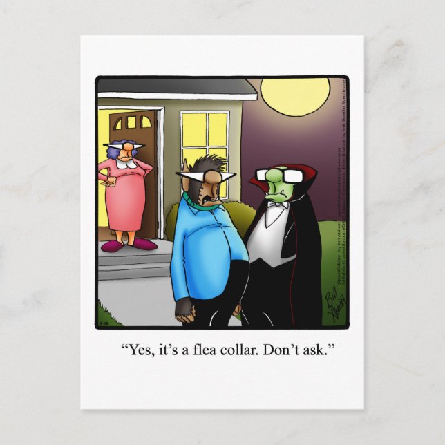 Funny Halloween Citrouille Humour carte postale (Devant)