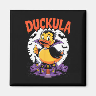 Funny Halloween Costume Vampire Rubber Duck Duckie Magnet