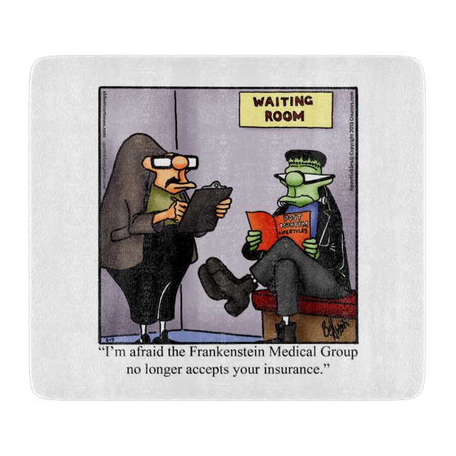 Funny Halloween Cutting Board Geschenk Schneidebrett (Vorderseite)