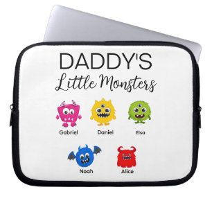 Funny Halloween Daddy's Little Monster Laptopschutzhülle