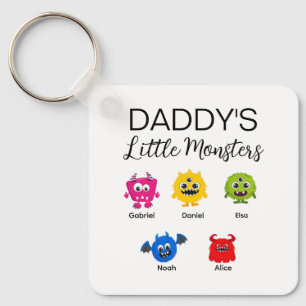 Funny Halloween Daddy's Little Monster Schlüsselanhänger