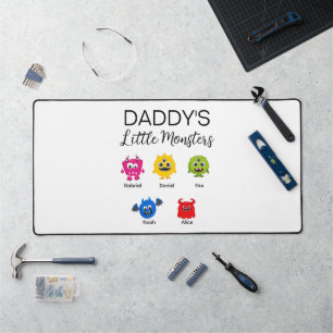 Funny Halloween Daddy's Little Monster Schreibtischunterlage