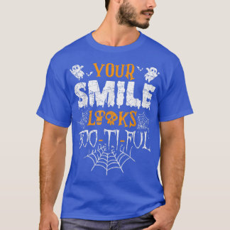 Funny Halloween Dein Lächeln sieht BooTiFul Ghost T-Shirt