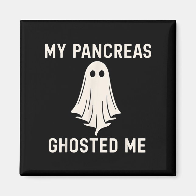 Funny Halloween Diabetes Awareness My Bauchspeiche Magnet (Vorne)