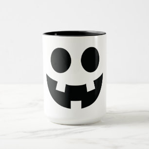 Funny Halloween Face Bumkin Smile Tasse
