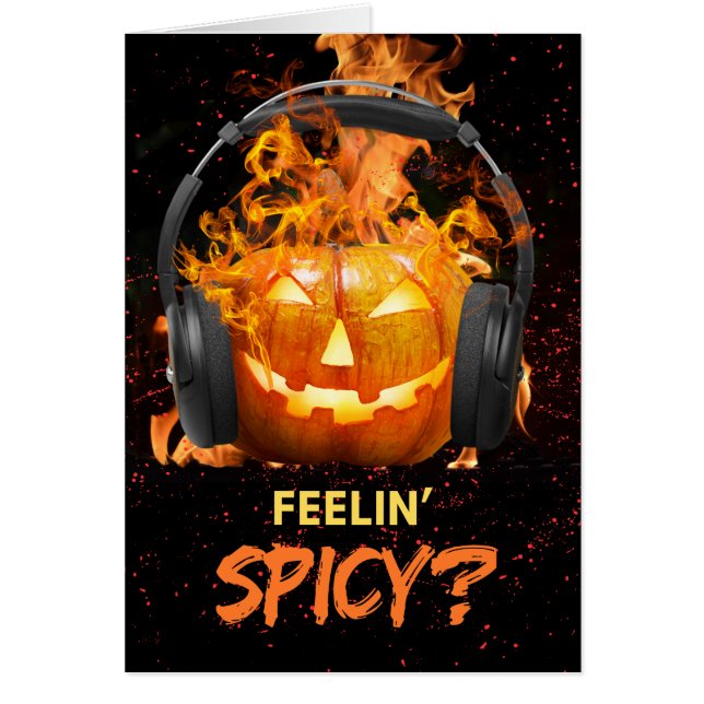 Funny Halloween Feelin’ scharfer Jack o'Lantern (Vorne)