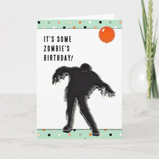 Funny Halloween Geburtstag Karte