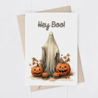 Funny Halloween Ghost Grußkarte