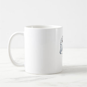 Funny Halloween Ghost Maine Coon Cat Boop Easy Laz Kaffeetasse