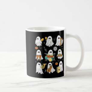 Funny Halloween Ghost Music Teacher spielt Instru Kaffeetasse