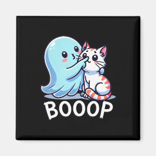 Funny Halloween Ghost Niedlich Cat Boop Lazy Lazy Magnet