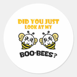 Funny Halloween hast du gerade meine Boo-Bienen C Runder Aufkleber
