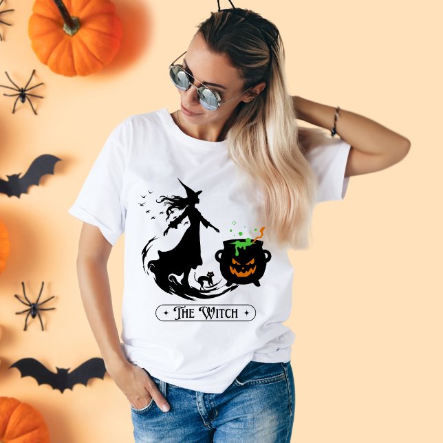 Funny Halloween Hexenbraun T-Shirt (Von Creator hochgeladen)