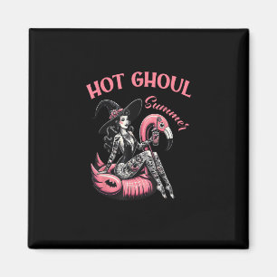 Funny Halloween Hot Ghoul Summer Summerween Niedli Magnet